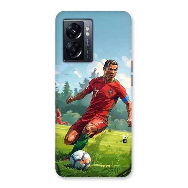 Soccer Star Playing Back Case for Oppo K10 5G