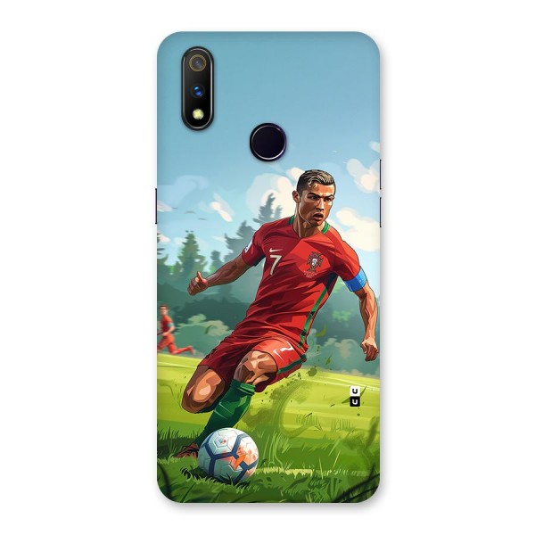 Soccer Star Playing Back Case for Realme 3 Pro