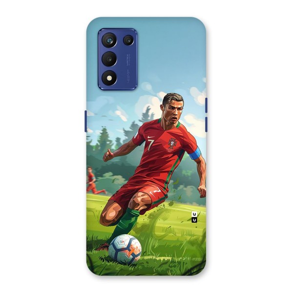 Soccer Star Playing Back Case for Realme 9 5G Speed