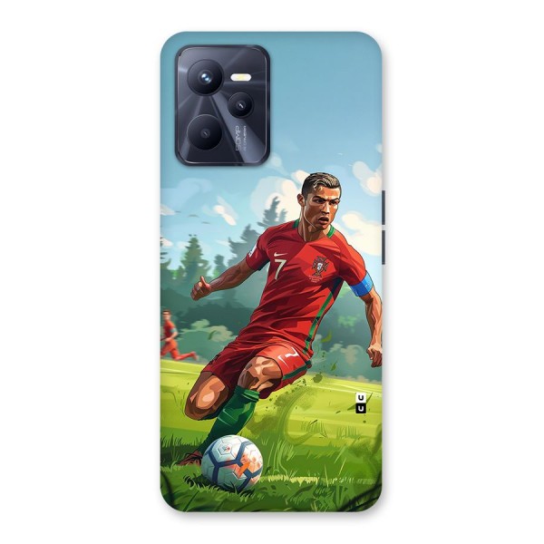 Soccer Star Playing Back Case for Realme C35