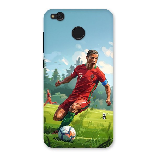 Soccer Star Playing Back Case for Redmi 4