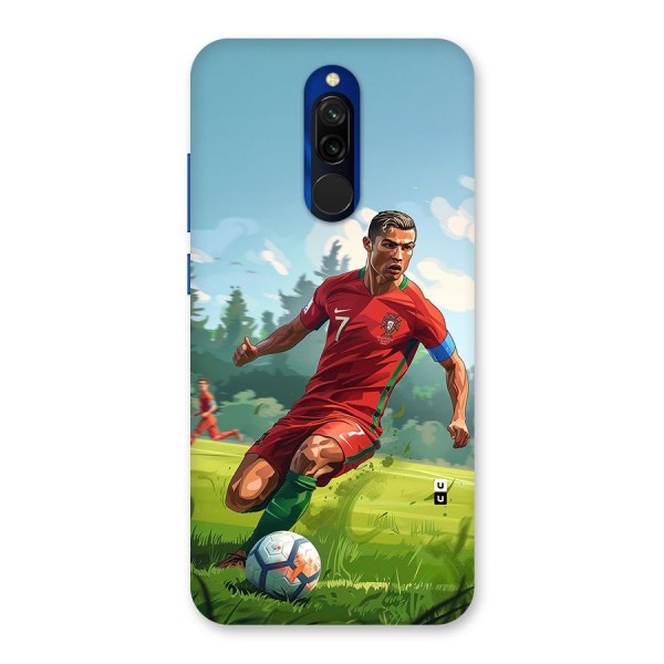 Soccer Star Playing Back Case for Redmi 8