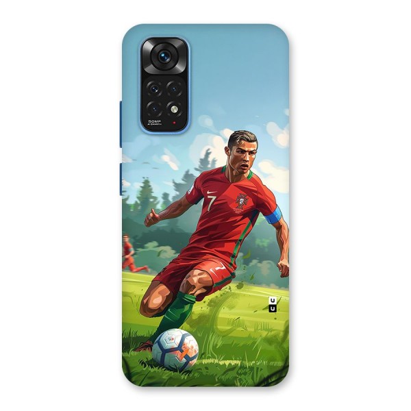 Soccer Star Playing Back Case for Redmi Note 11S