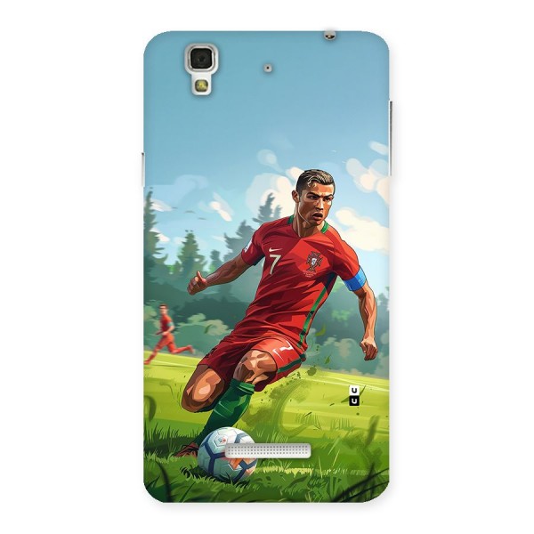 Soccer Star Playing Back Case for YU Yureka Plus