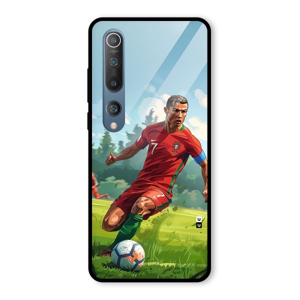 Soccer Star Playing Glass Back Case for Mi 10