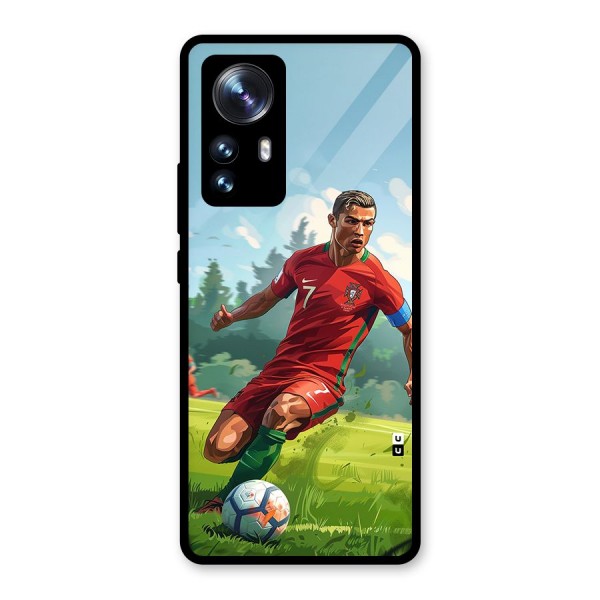 Soccer Star Playing Glass Back Case for Xiaomi 12 Pro