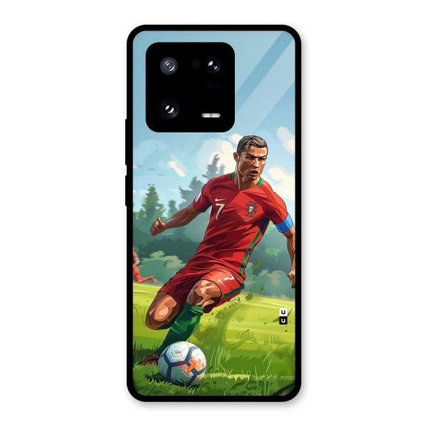 Soccer Star Playing Glass Back Case for Xiaomi 13 Pro