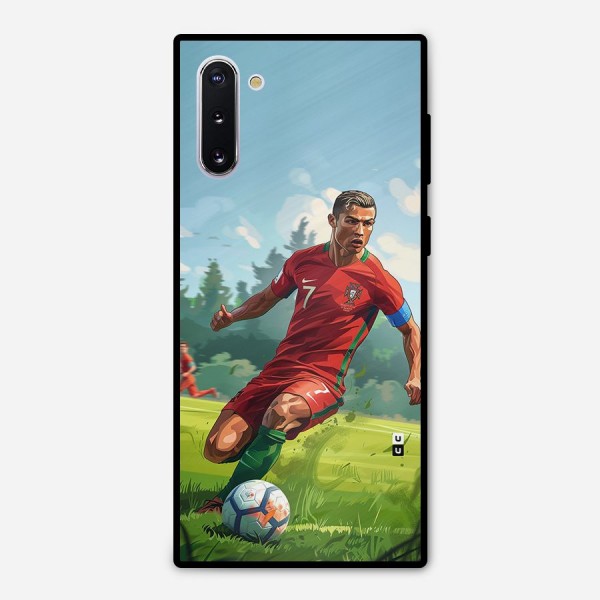 Soccer Star Playing Metal Back Case for Galaxy Note 10