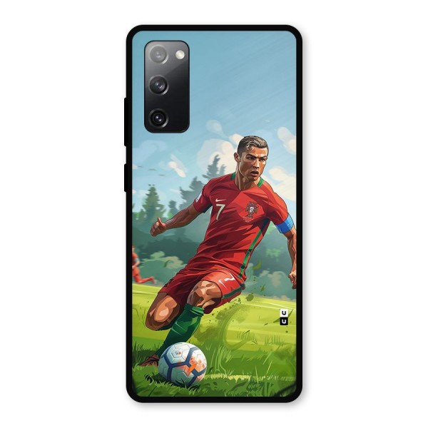 Soccer Star Playing Metal Back Case for Galaxy S20 FE