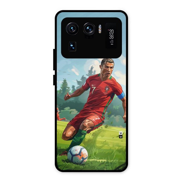 Soccer Star Playing Metal Back Case for Mi 11 Ultra