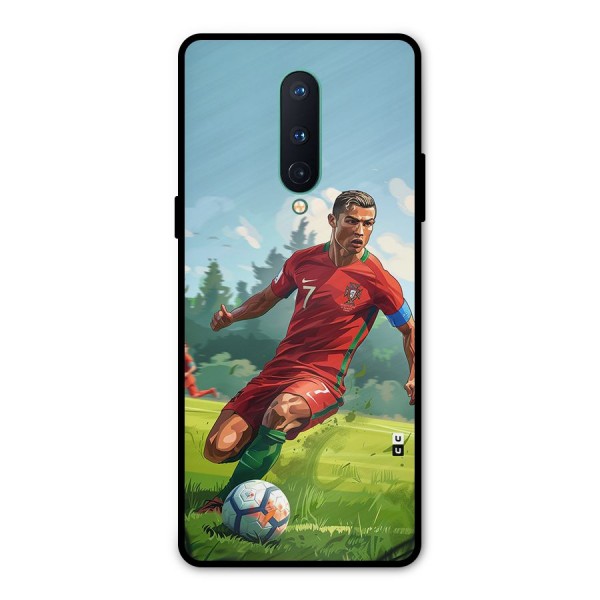 Soccer Star Playing Metal Back Case for OnePlus 8