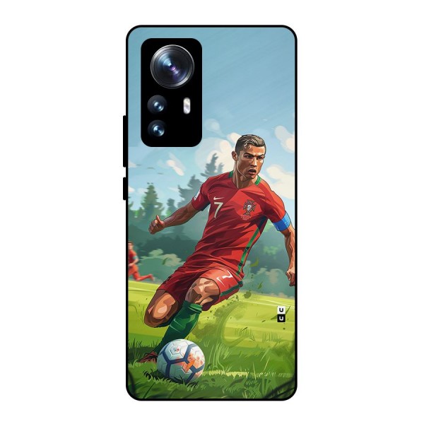 Soccer Star Playing Metal Back Case for Xiaomi 12 Pro