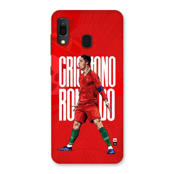 Soccer Star Roar Back Case for Galaxy A30