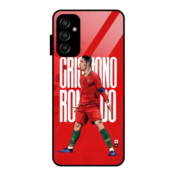 Soccer Star Roar Glass Back Case for Galaxy F13