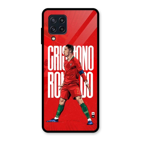 Soccer Star Roar Glass Back Case for Galaxy M32