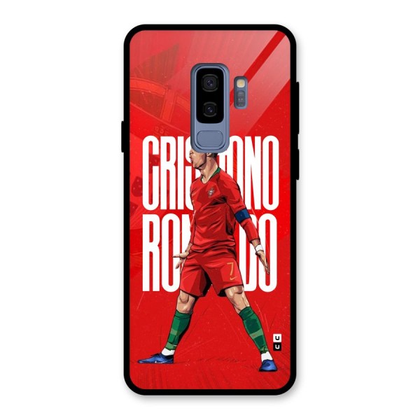 Soccer Star Roar Glass Back Case for Galaxy S9 Plus