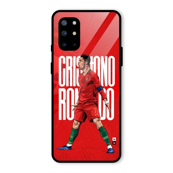 Soccer Star Roar Glass Back Case for OnePlus 8T