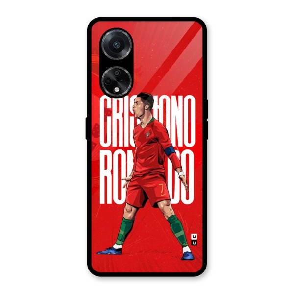 Soccer Star Roar Glass Back Case for Oppo F23