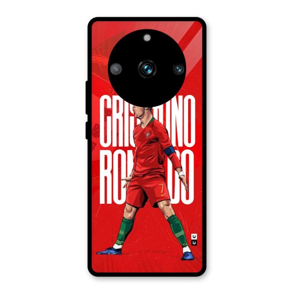 Soccer Star Roar Glass Back Case for Realme 11 Pro