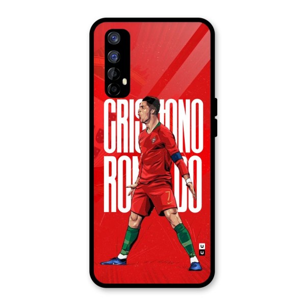 Soccer Star Roar Glass Back Case for Realme 7