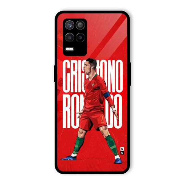 Soccer Star Roar Glass Back Case for Realme 9 5G