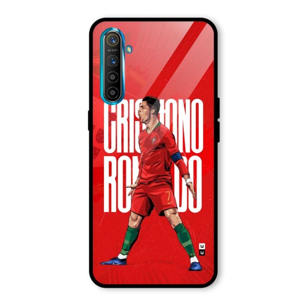 Soccer Star Roar Glass Back Case for Realme XT