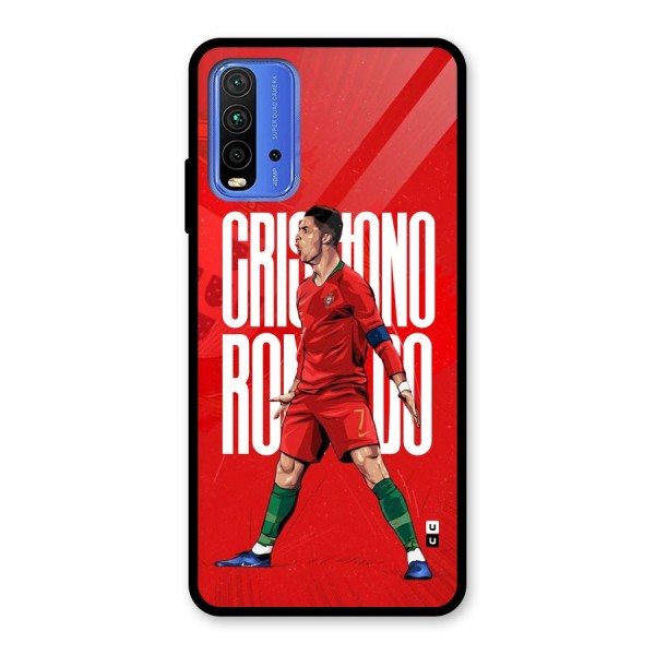 Soccer Star Roar Glass Back Case for Redmi 9 Power