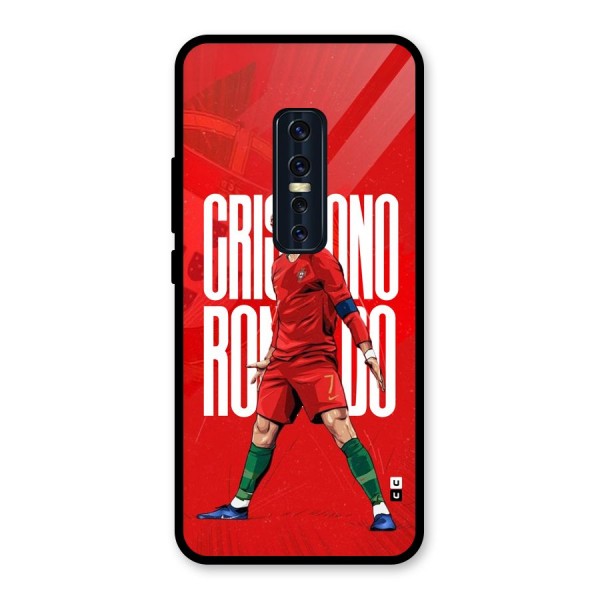 Soccer Star Roar Glass Back Case for Vivo V17 Pro