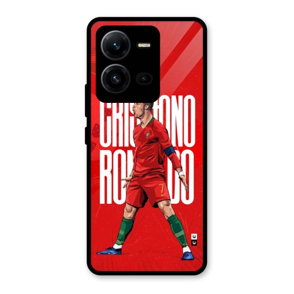 Soccer Star Roar Glass Back Case for Vivo V25