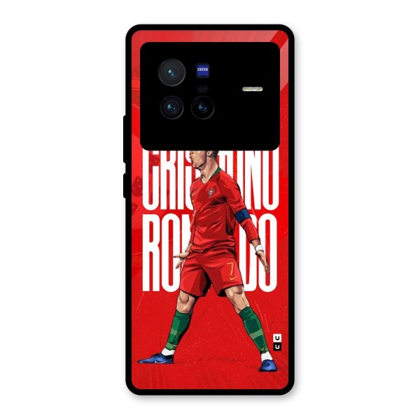 Soccer Star Roar Glass Back Case for Vivo X80