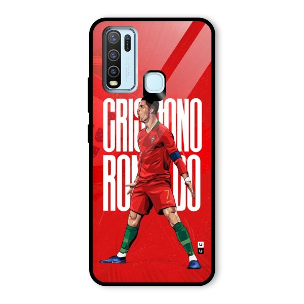 Soccer Star Roar Glass Back Case for Vivo Y50