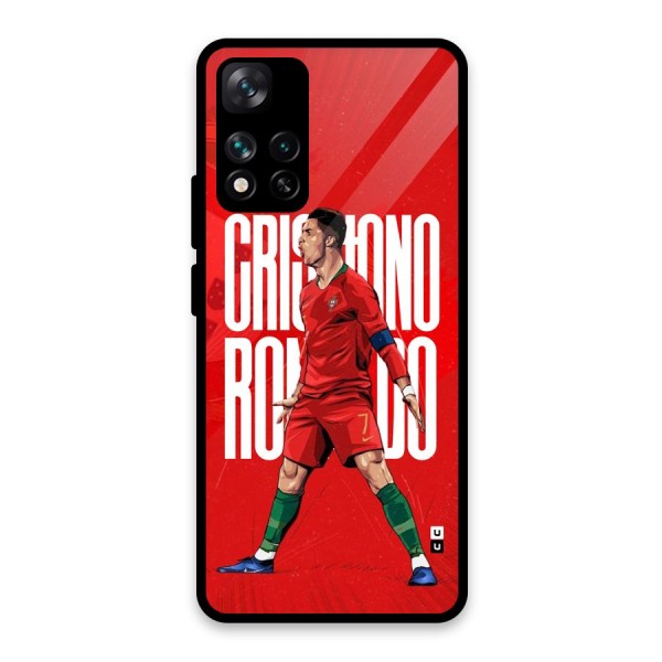 Soccer Star Roar Glass Back Case for Xiaomi 11i 5G