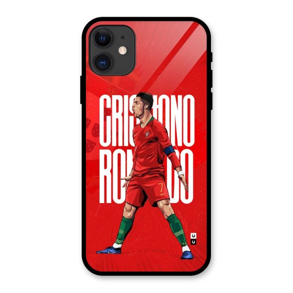 Soccer Star Roar Glass Back Case for iPhone 11