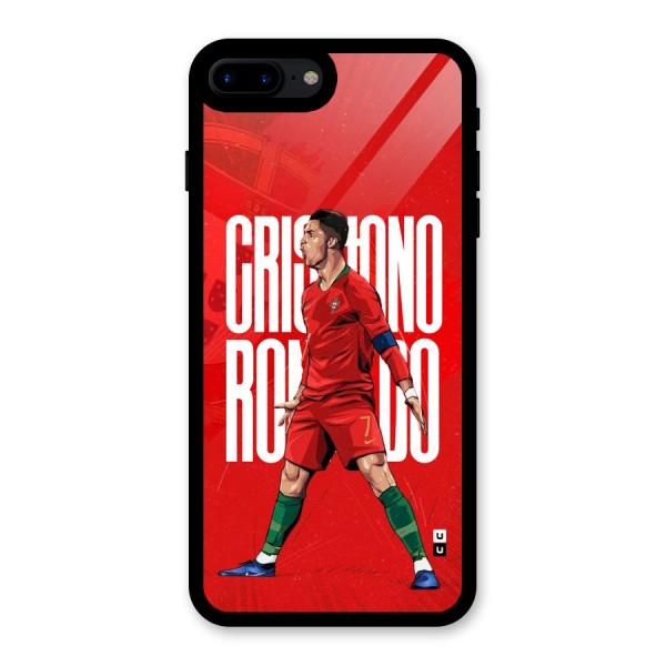 Soccer Star Roar Glass Back Case for iPhone 7 Plus