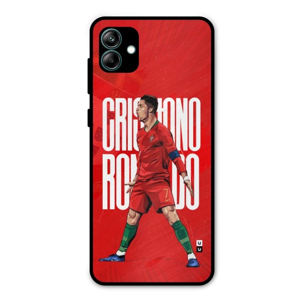 Soccer Star Roar Metal Back Case for Galaxy A04