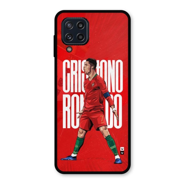 Soccer Star Roar Metal Back Case for Galaxy M32