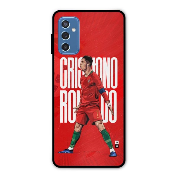 Soccer Star Roar Metal Back Case for Galaxy M52 5G