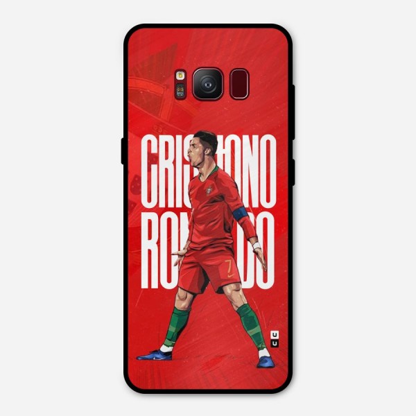 Soccer Star Roar Metal Back Case for Galaxy S8