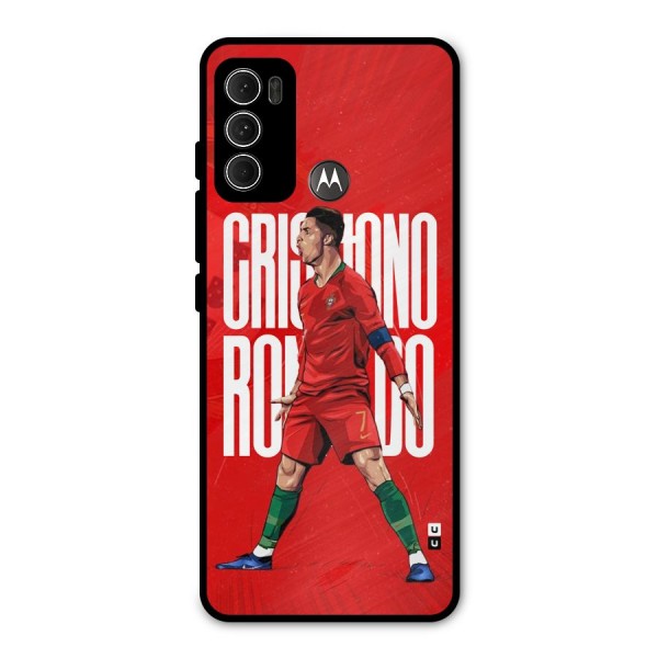 Soccer Star Roar Metal Back Case for Moto G60