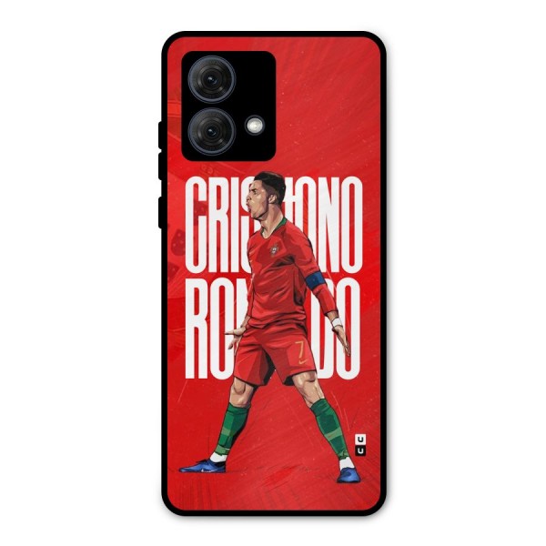 Soccer Star Roar Metal Back Case for Moto G84