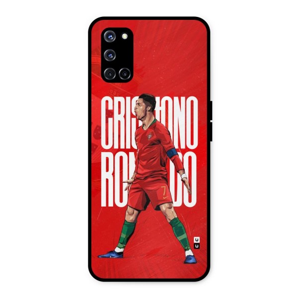 Soccer Star Roar Metal Back Case for Oppo A52