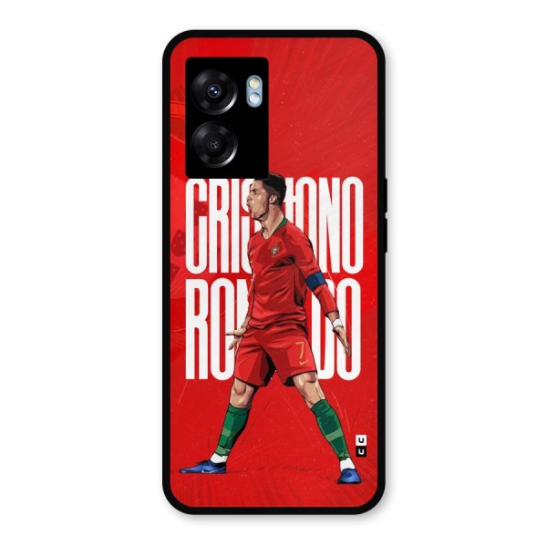 Soccer Star Roar Metal Back Case for Oppo K10 (5G)