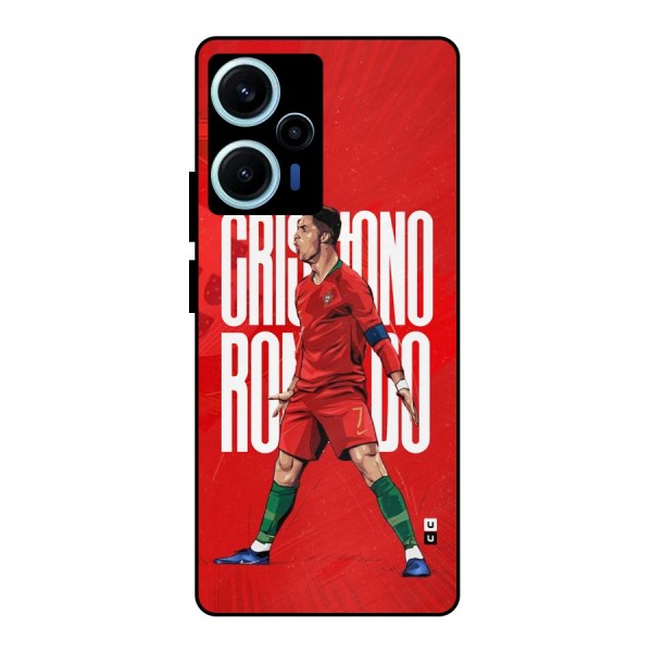 Soccer Star Roar Metal Back Case for Poco F5