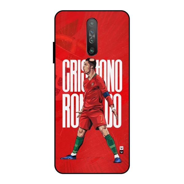 Soccer Star Roar Metal Back Case for Poco X2