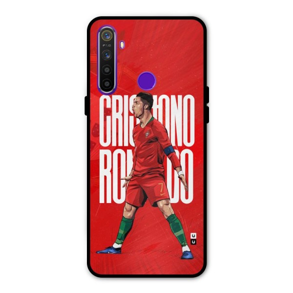 Soccer Star Roar Metal Back Case for Realme 5i