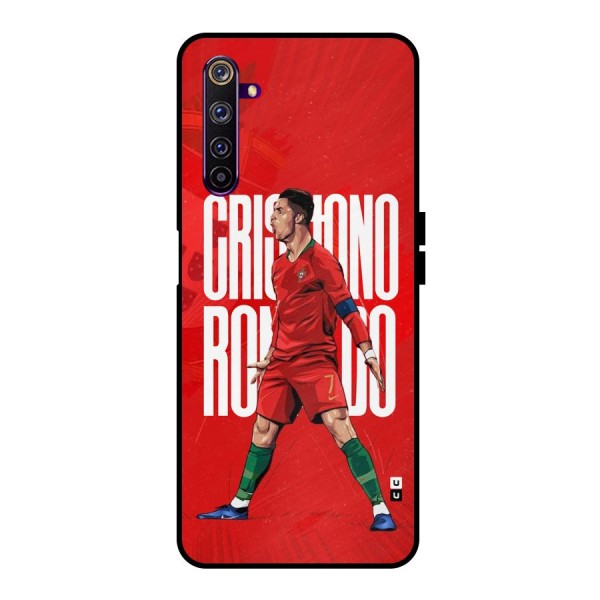 Soccer Star Roar Metal Back Case for Realme 6 Pro