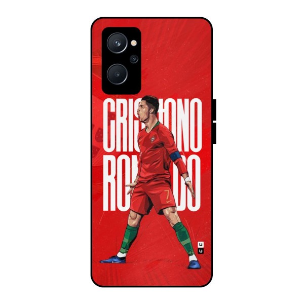 Soccer Star Roar Metal Back Case for Realme 9i 5G