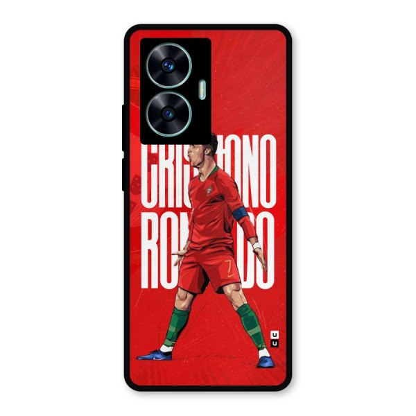 Soccer Star Roar Metal Back Case for Realme C55