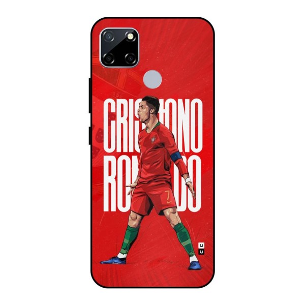 Soccer Star Roar Metal Back Case for Realme Narzo 20