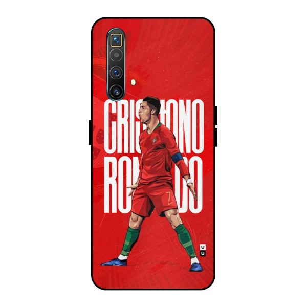 Soccer Star Roar Metal Back Case for Realme X3 SuperZoom